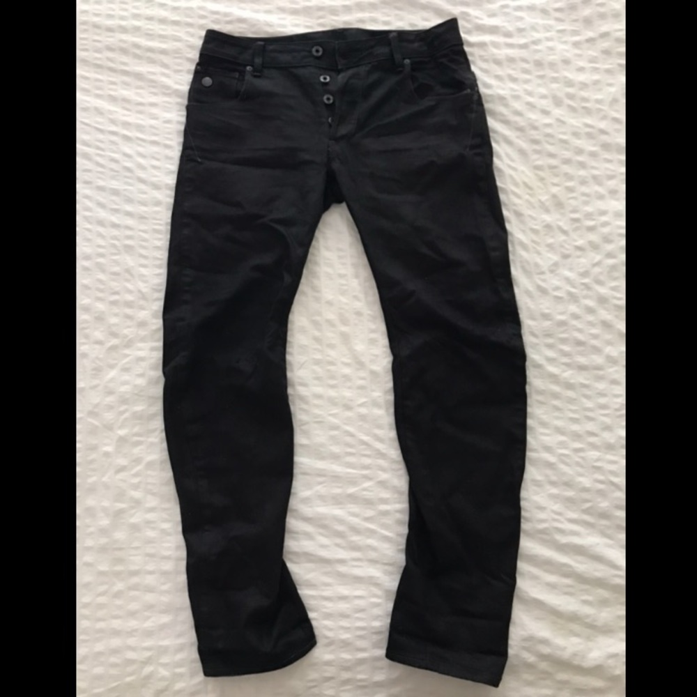 G-Star Arc Zip 3D Slim black denim